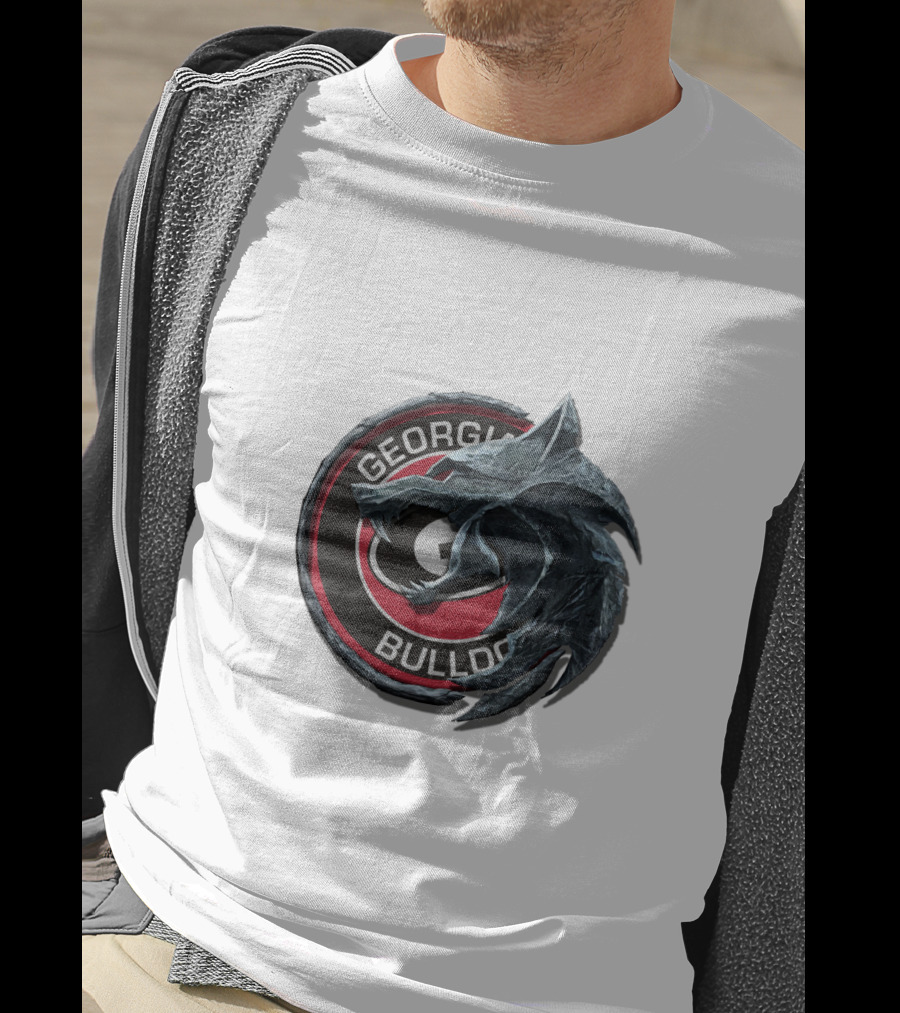 Georgia Bulldogs Fantasy Dragon Emblem Cht1Twnc2008 T-Shirt