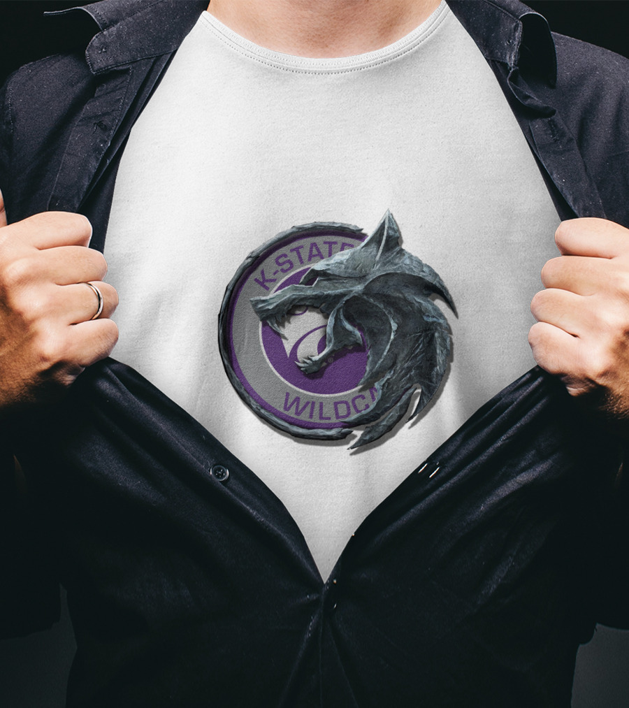 K-State Wildcats Wolf Emblem Cht1Twnc2010 T-Shirt