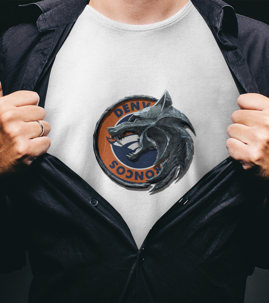 Denver Broncos Wolf Emblem Cht1Twnfl2010 T-Shirt