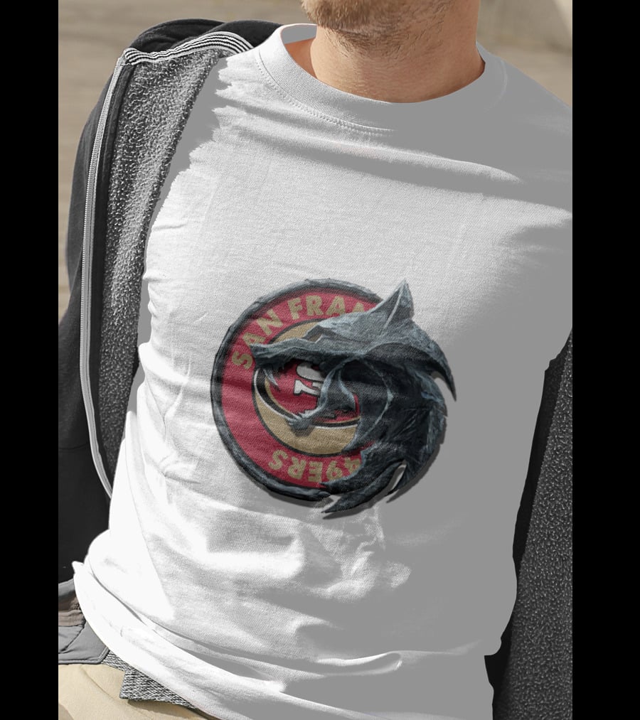 San Francisco 49ers Dragon Emblem Cht1Twnfl2027 T-Shirt
