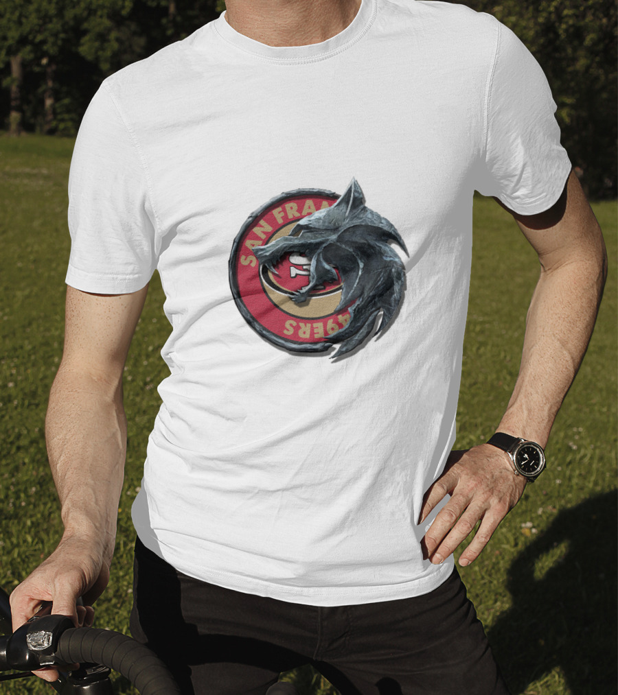 San Francisco 49ers Dragon Emblem Cht1Twnfl2027 T-Shirt