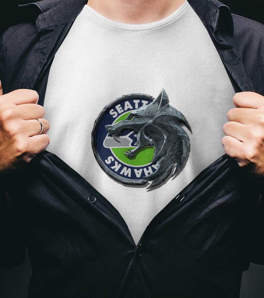 Seattle Seahawks Iconic Wolf Emblem Design Cht1Twnfl2028 T-Shirt