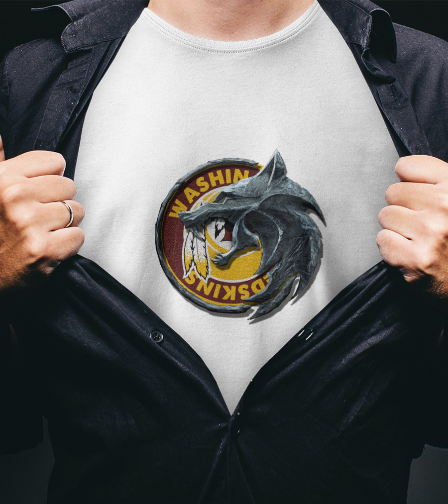 Washing Redskins Dragon Logo Cht1Twnfl2031 T-Shirt