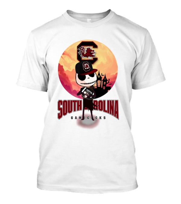 South Carolina Gamecocks Halloween Character Football T-Shirt