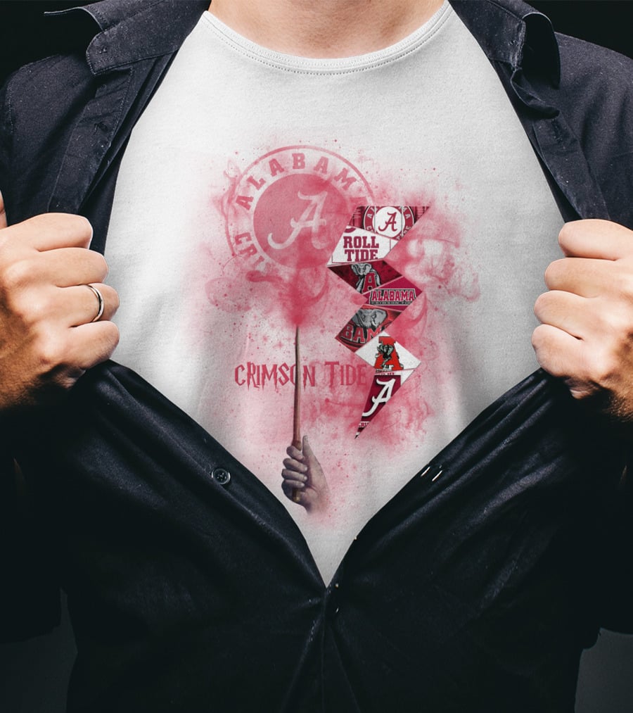 Alabama Crimson Tide Roll Tide Fan Art Chtnca1001 T-Shirt