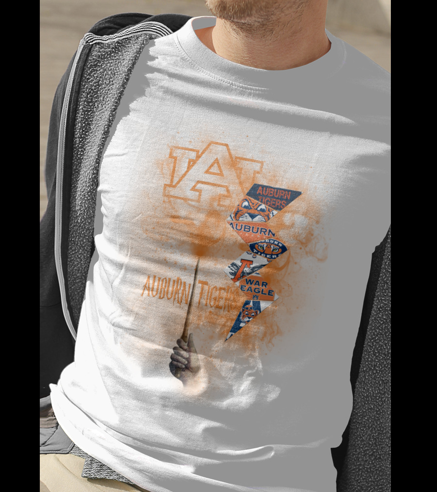 Auburn Tigers War Eagle Fan Spirit With Auburn A Symbol T-Shirt