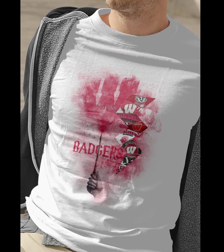 Wisconsin Badgers W Logo Sports Fan Art Chtnca1014 T-Shirt