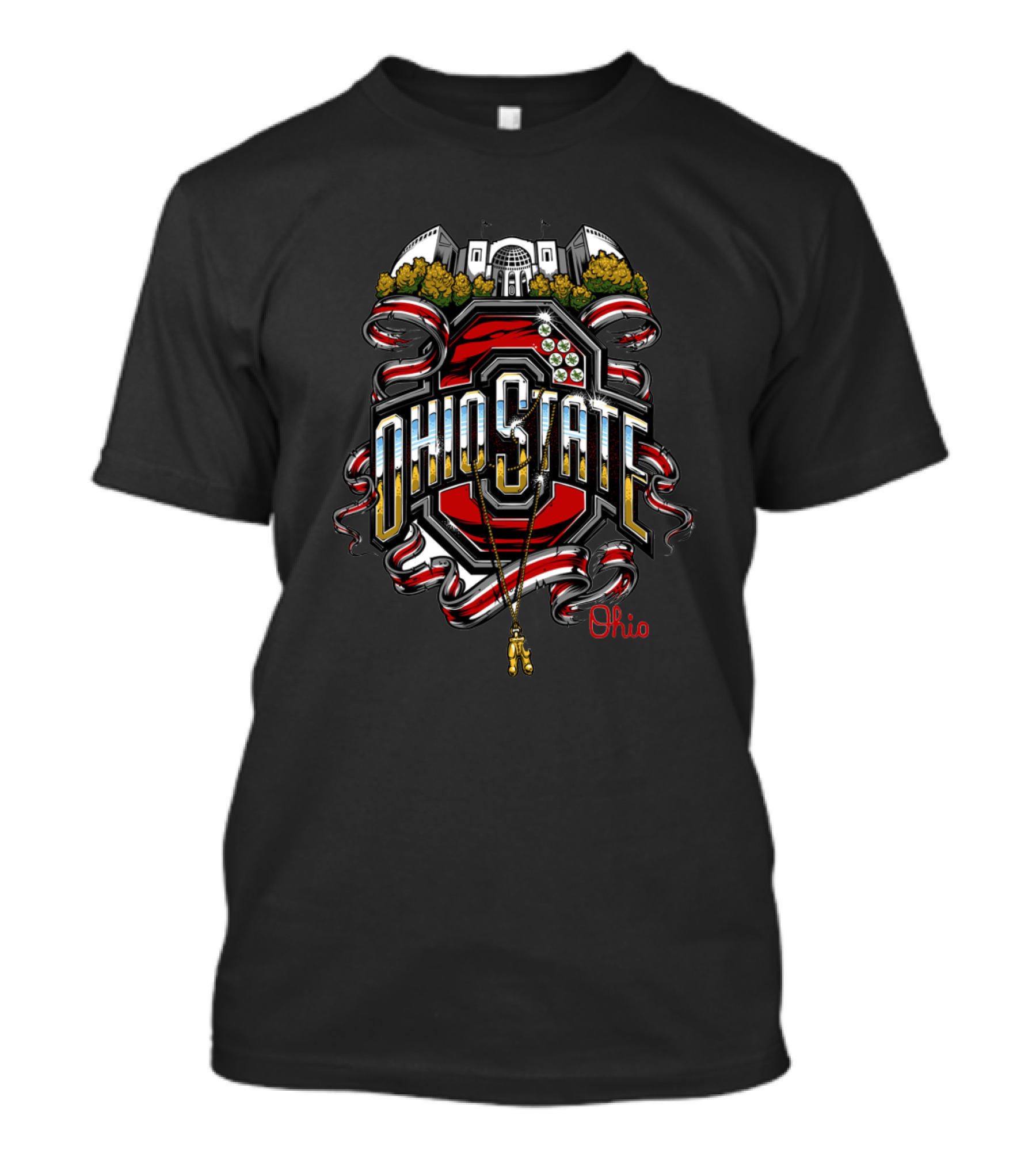 Ohio State Buckeyes Block O Stadium Ohio Football T-Shirt