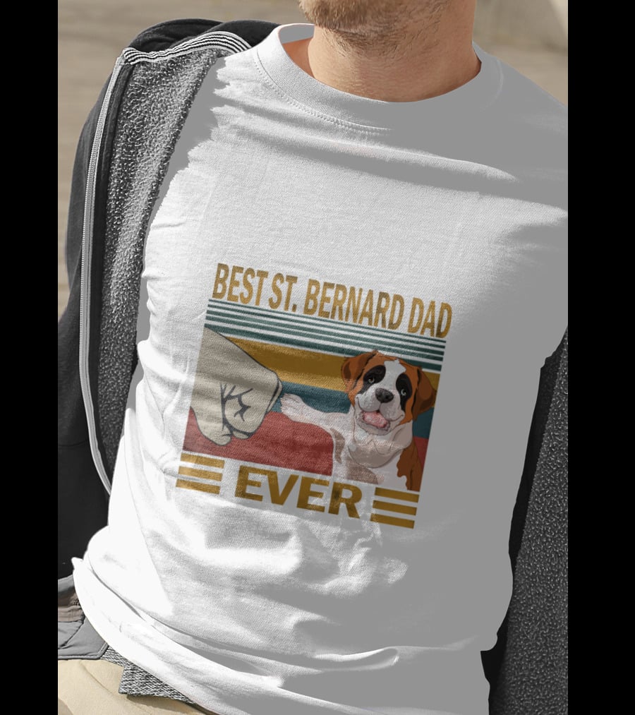 Best St. Bernard Dad Ever T-Shirt