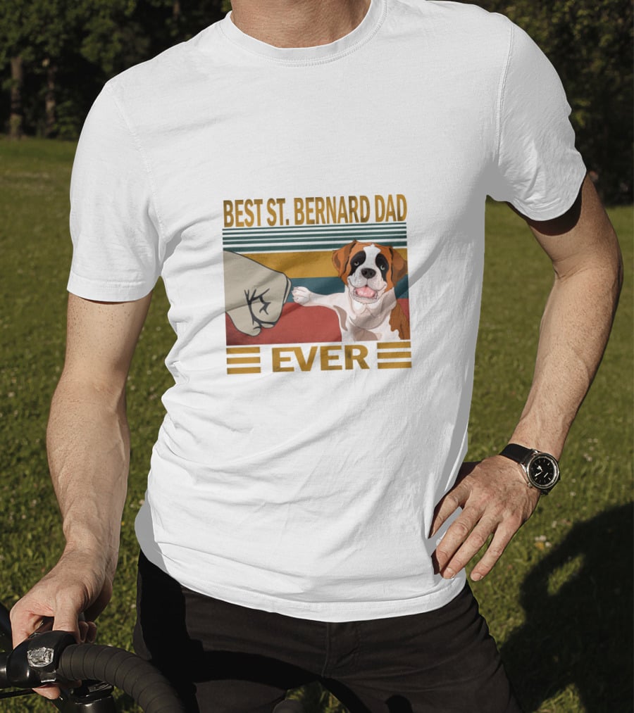 Best St. Bernard Dad Ever T-Shirt