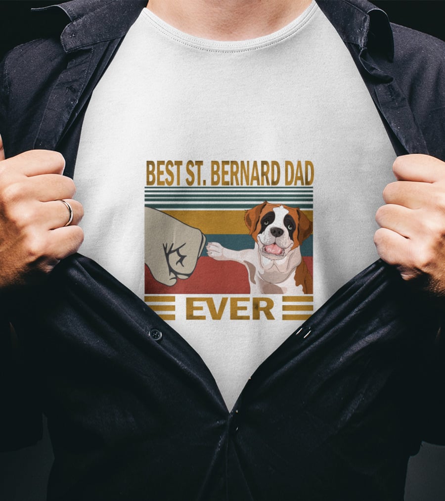 Best St. Bernard Dad Ever T-Shirt