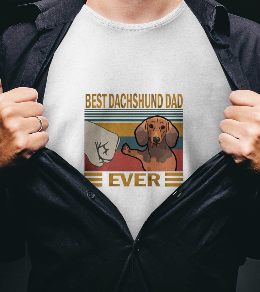 Best Dachshund Dad Ever T-Shirt