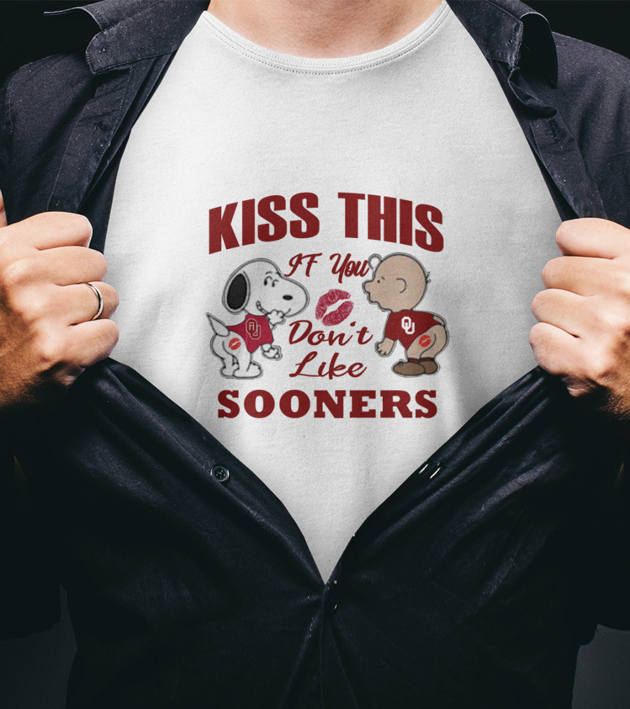 Kiss This If You Don’t Like Sooners Snoopy Baby Ou T-Shirt