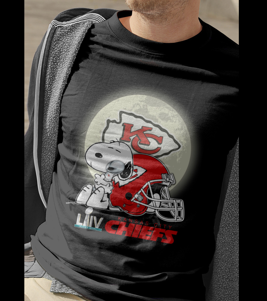Snoopy Kansas City Chiefs Super Bowl Liv Kcc Chiefs T-Shirt