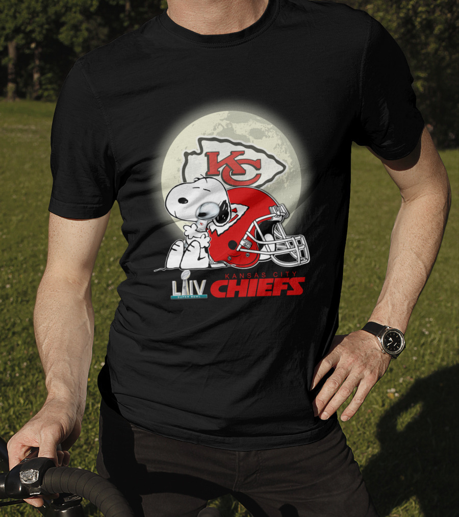 Snoopy Kansas City Chiefs Super Bowl Liv Kcc Chiefs T-Shirt