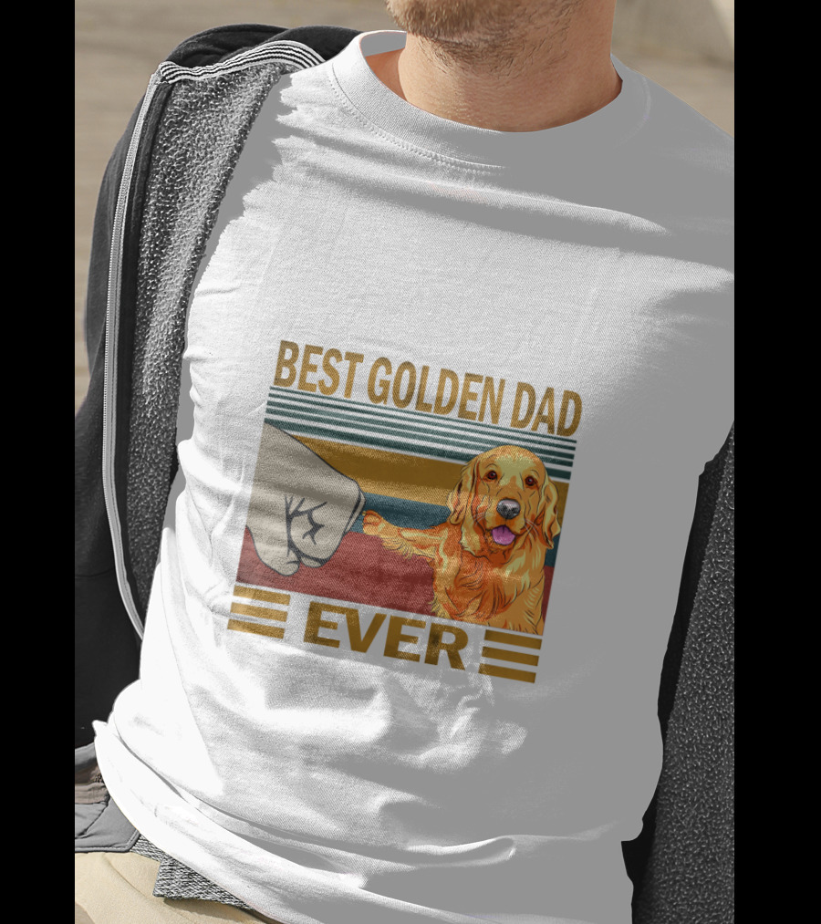 Best Golden Dad Ever T-Shirt