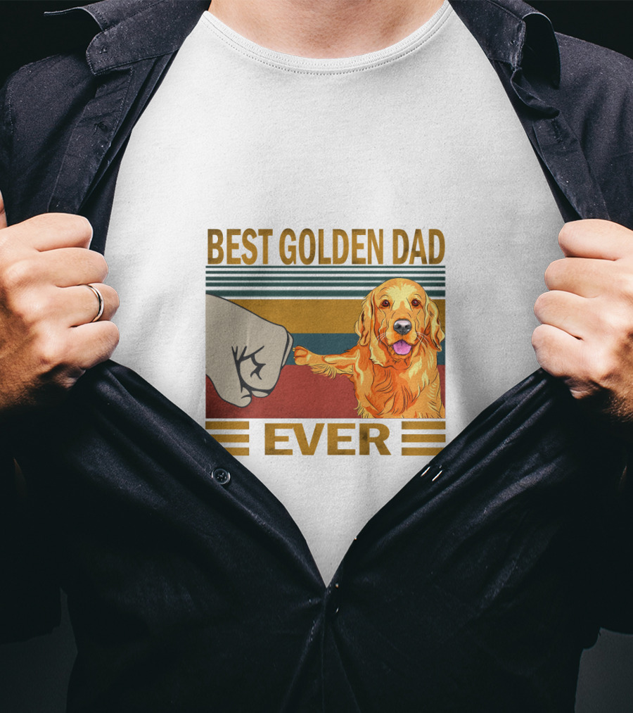 Best Golden Dad Ever T-Shirt