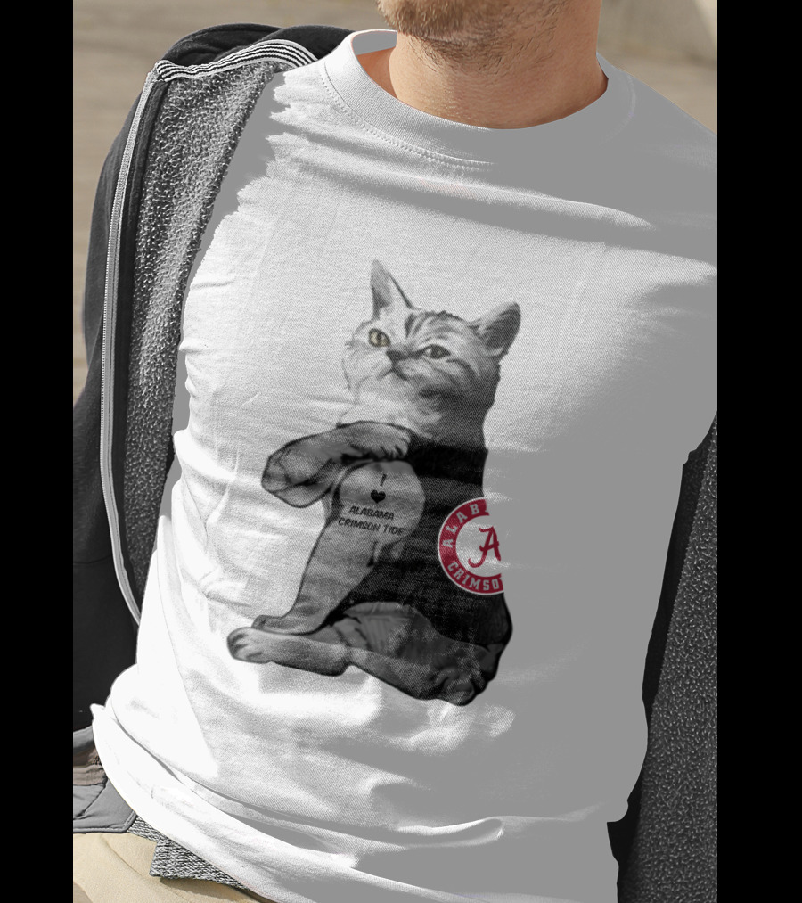 Alabama Crimson Tide Cat T-Shirt