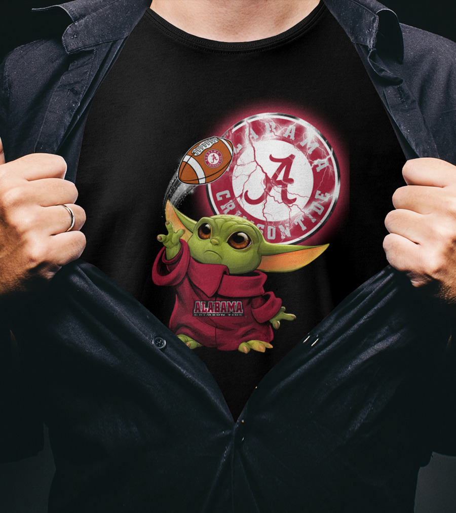 Alabama Crimson Tide Baby Alien Football Magic T-Shirt