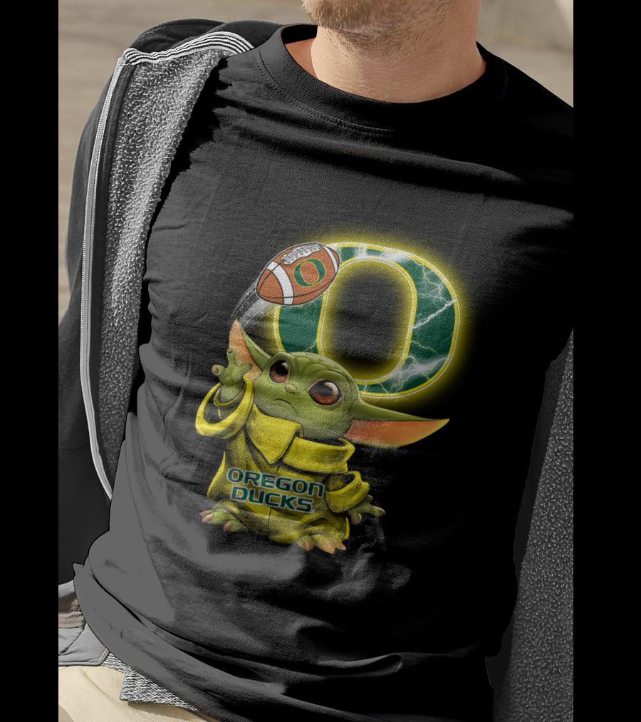 Oregon Ducks Baby Alien Football Force With Lightning 'Chtnca9022' T-Shirt