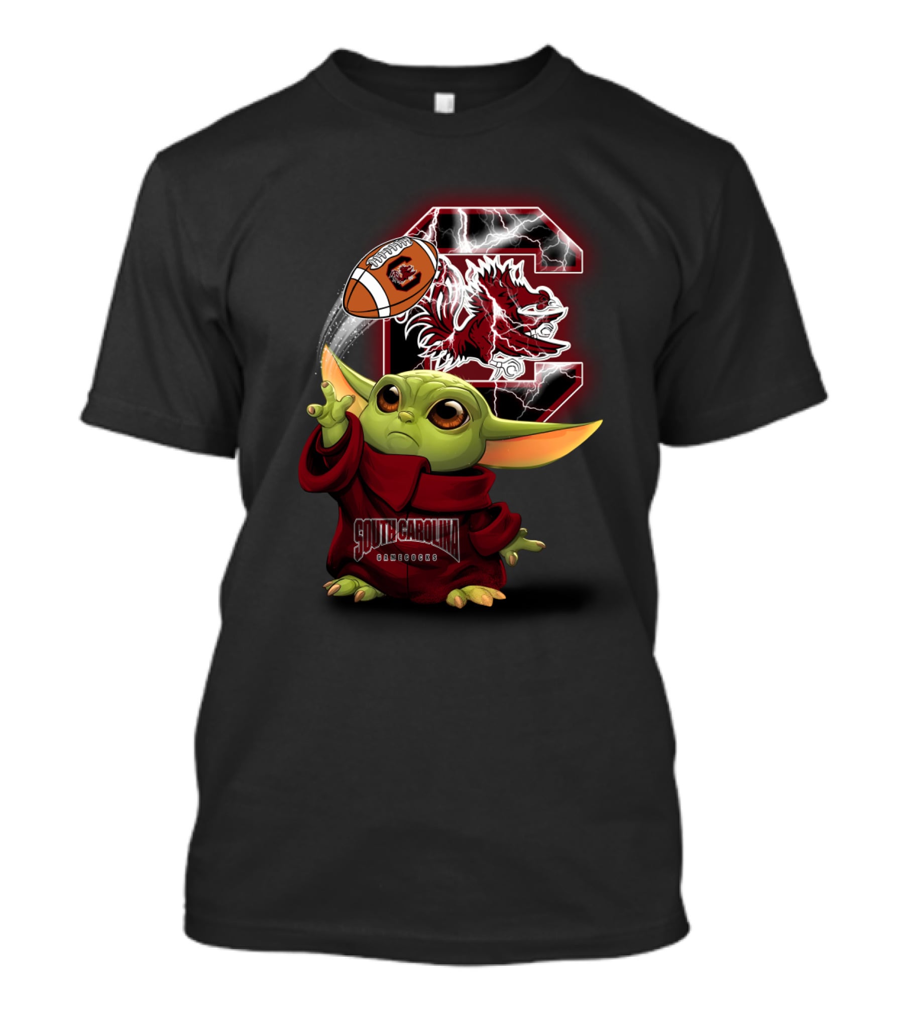 South Carolina Gamecocks Baby Alien Football T-Shirt