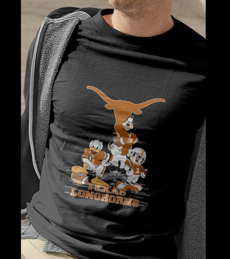 Texas Longhorns Football Characters T-Shirt