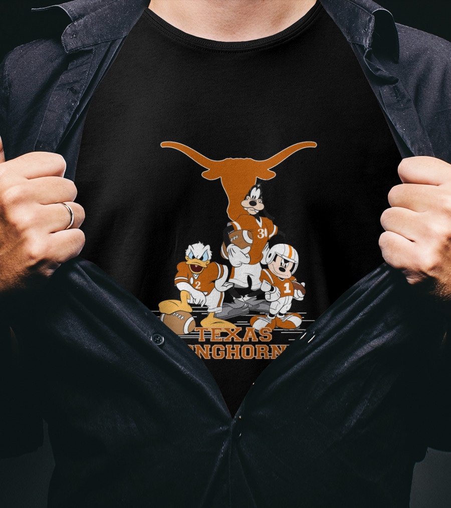 Texas Longhorns Football Characters T-Shirt