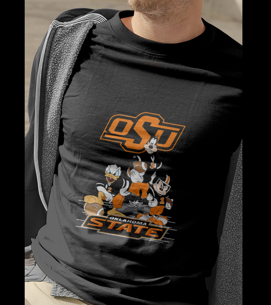 Osu Oklahoma State Football Characters T-Shirt