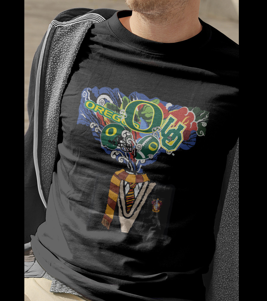 Oregon Ducks Hogwarts Mashup Chtnca11021 T-Shirt