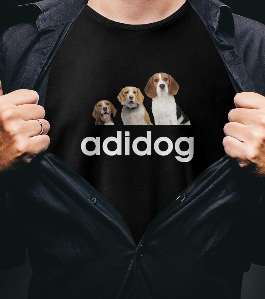 Chtdad1001 Adidog Beagle Trio T-Shirt