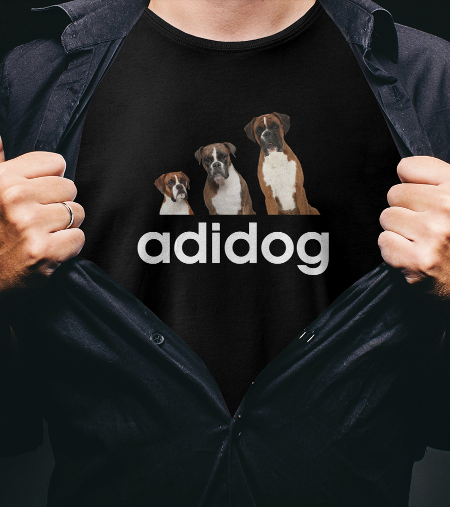 Adidog Boxer Dogs Trio T-Shirt
