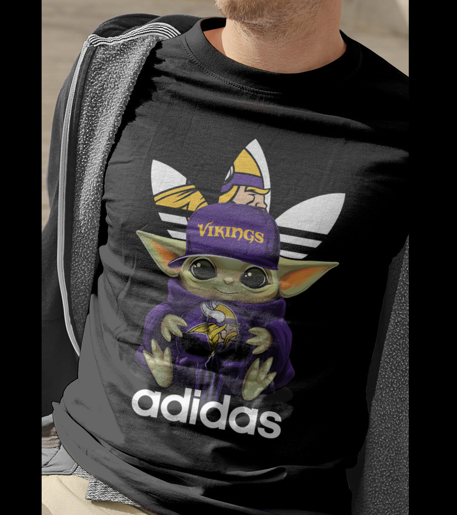 Yoda Vikings Minnesota Football Fan T-Shirt