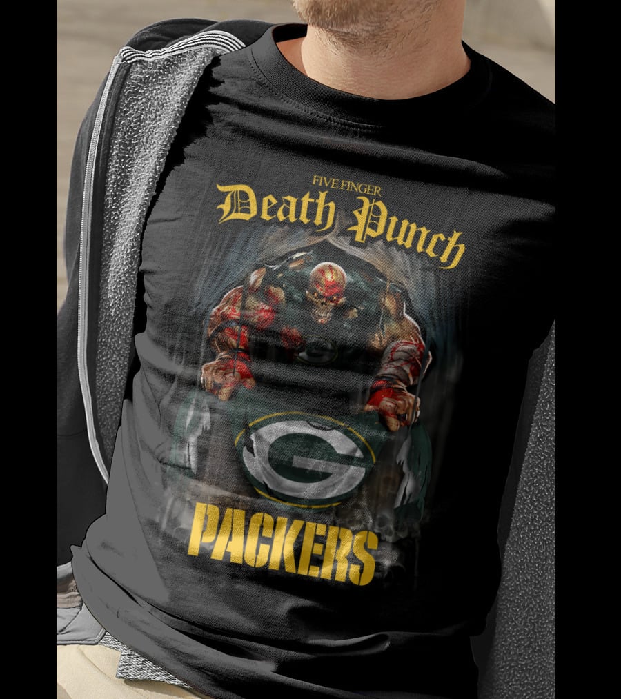 Five Finger Death Punch Green Bay Packers T-Shirt
