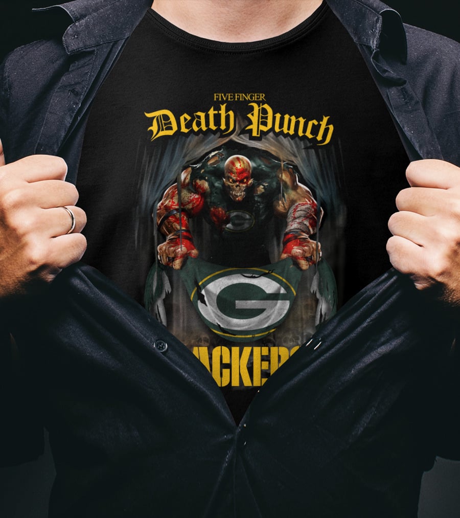 Five Finger Death Punch Green Bay Packers T-Shirt