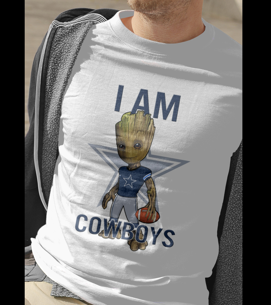 I Am Groot Cowboys Football Dallas Star T-Shirt