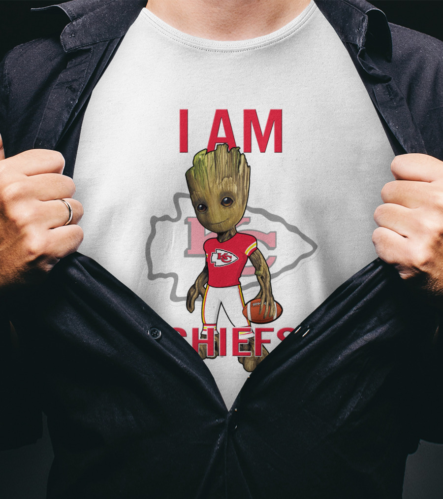 I Am Chiefs Groot Kansas City Chiefs T-Shirt