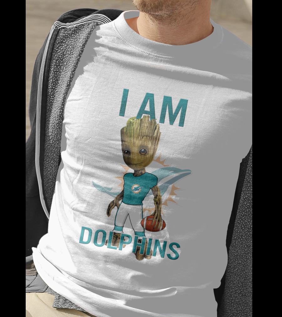 I Am Groot Dolphins T-Shirt