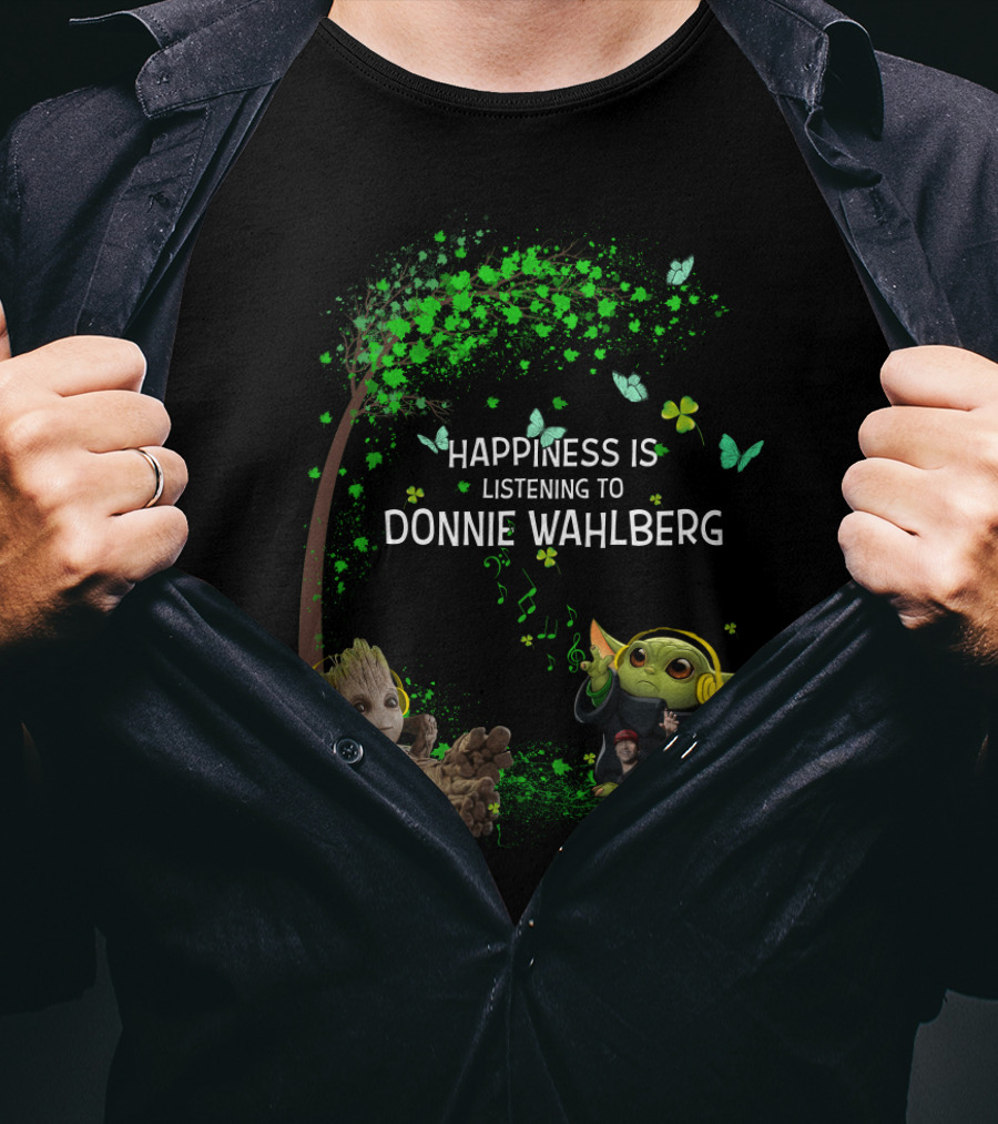 Happiness Is Listening To Donnie Wahlberg Yd 1 T-Shirt