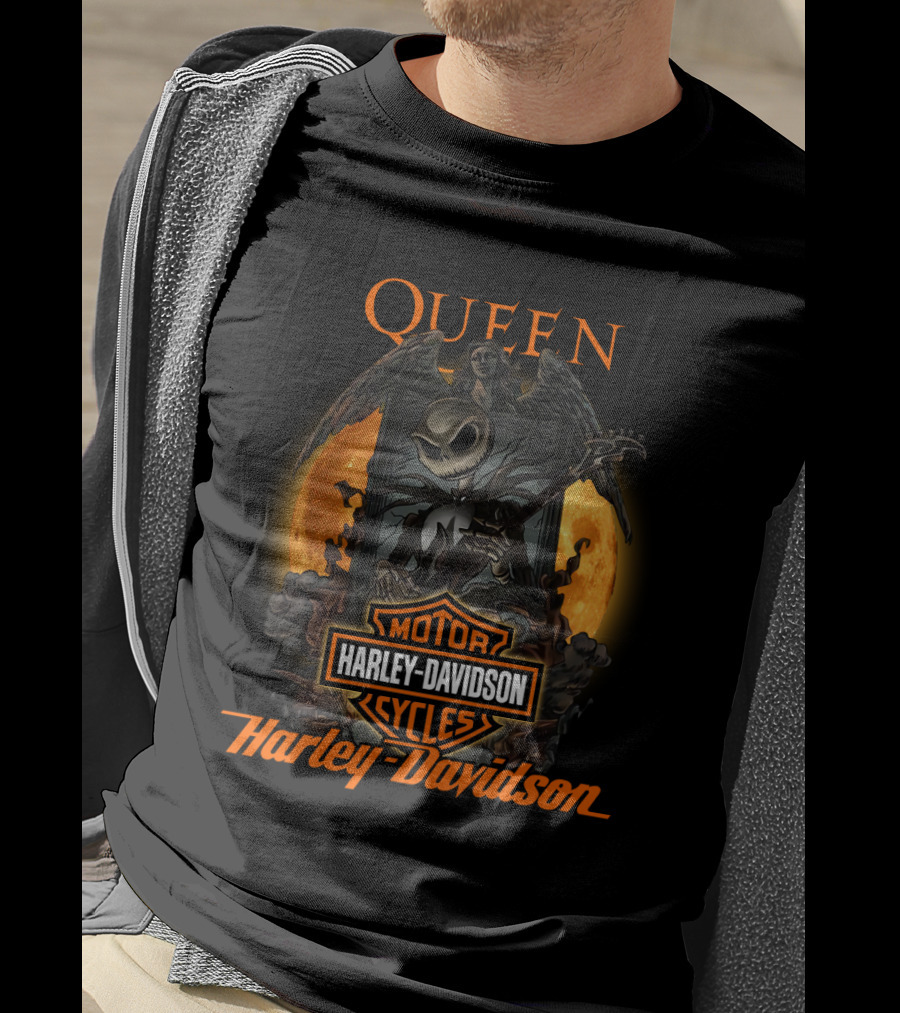 Queen Harley Davidson Motorcycles 1212 T-Shirt