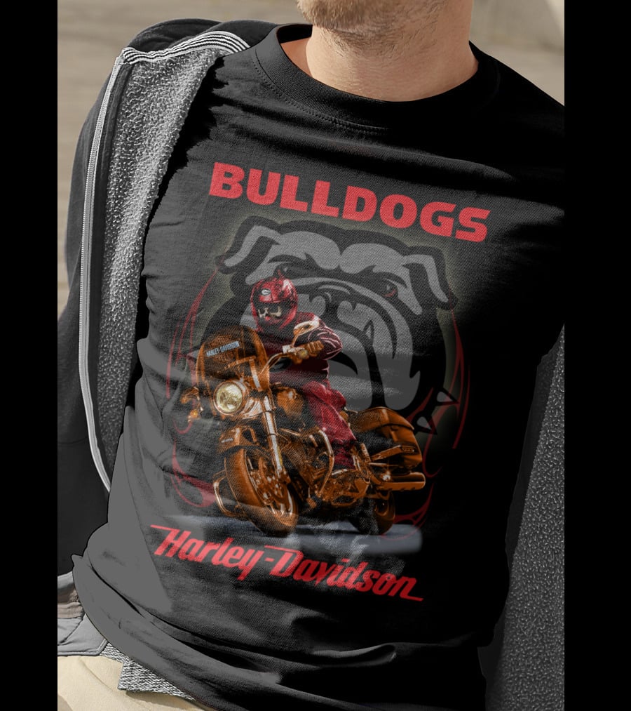 Bulldogs Harley Davidson T-Shirt