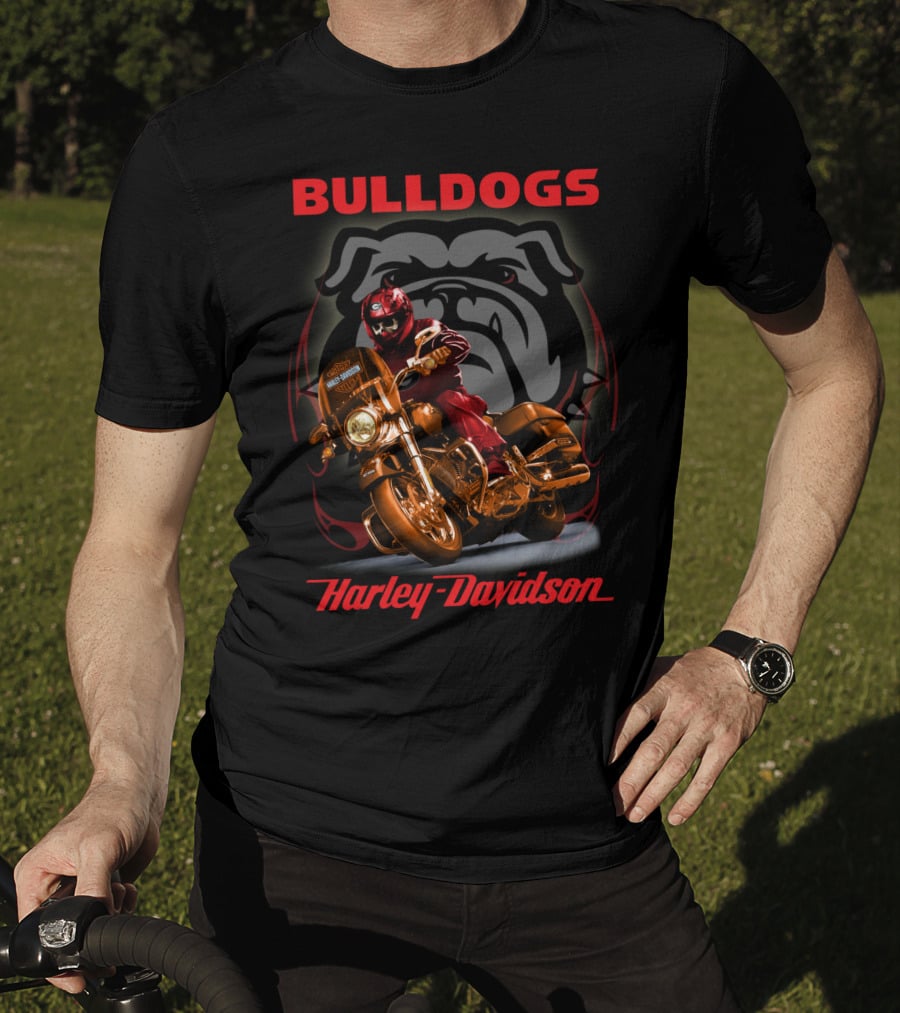 Bulldogs Harley Davidson T-Shirt