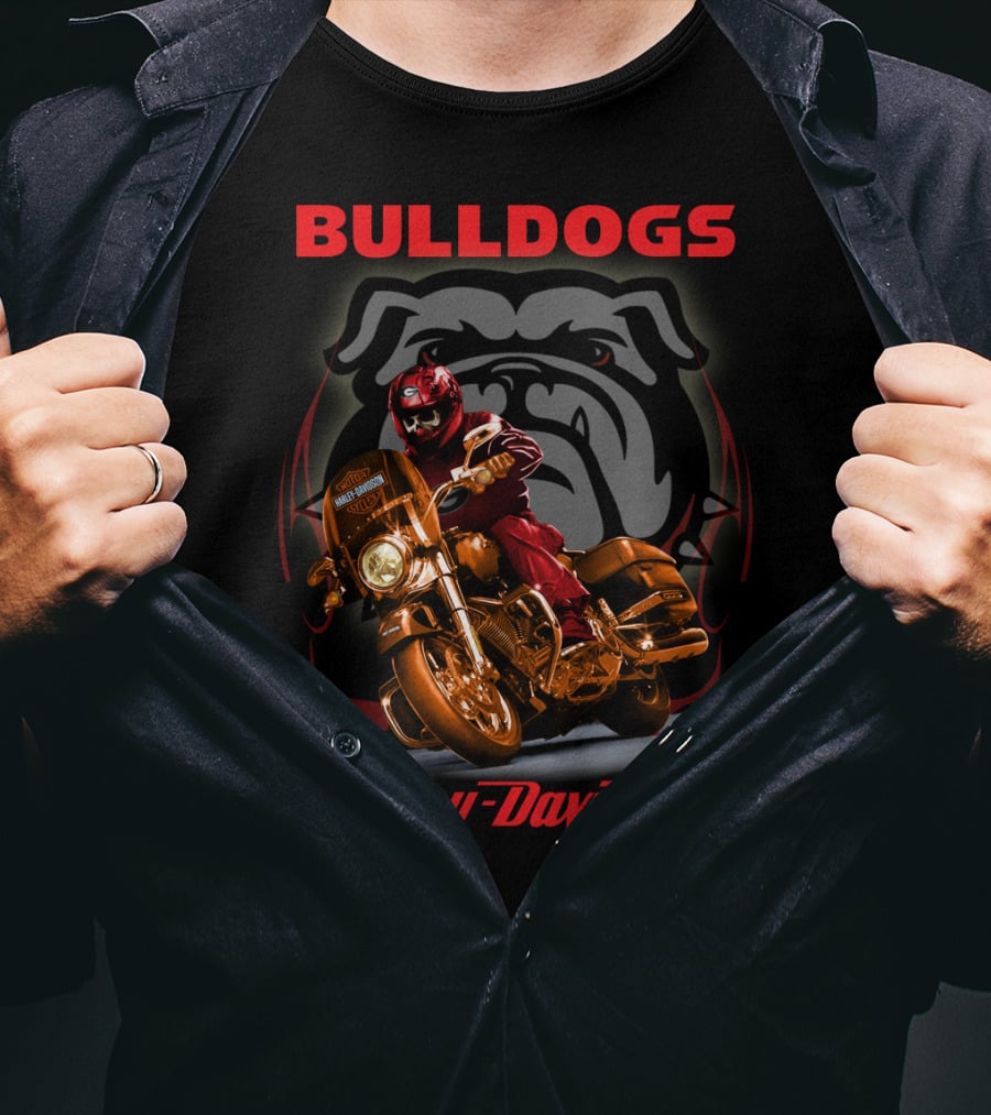 Bulldogs Harley Davidson T-Shirt