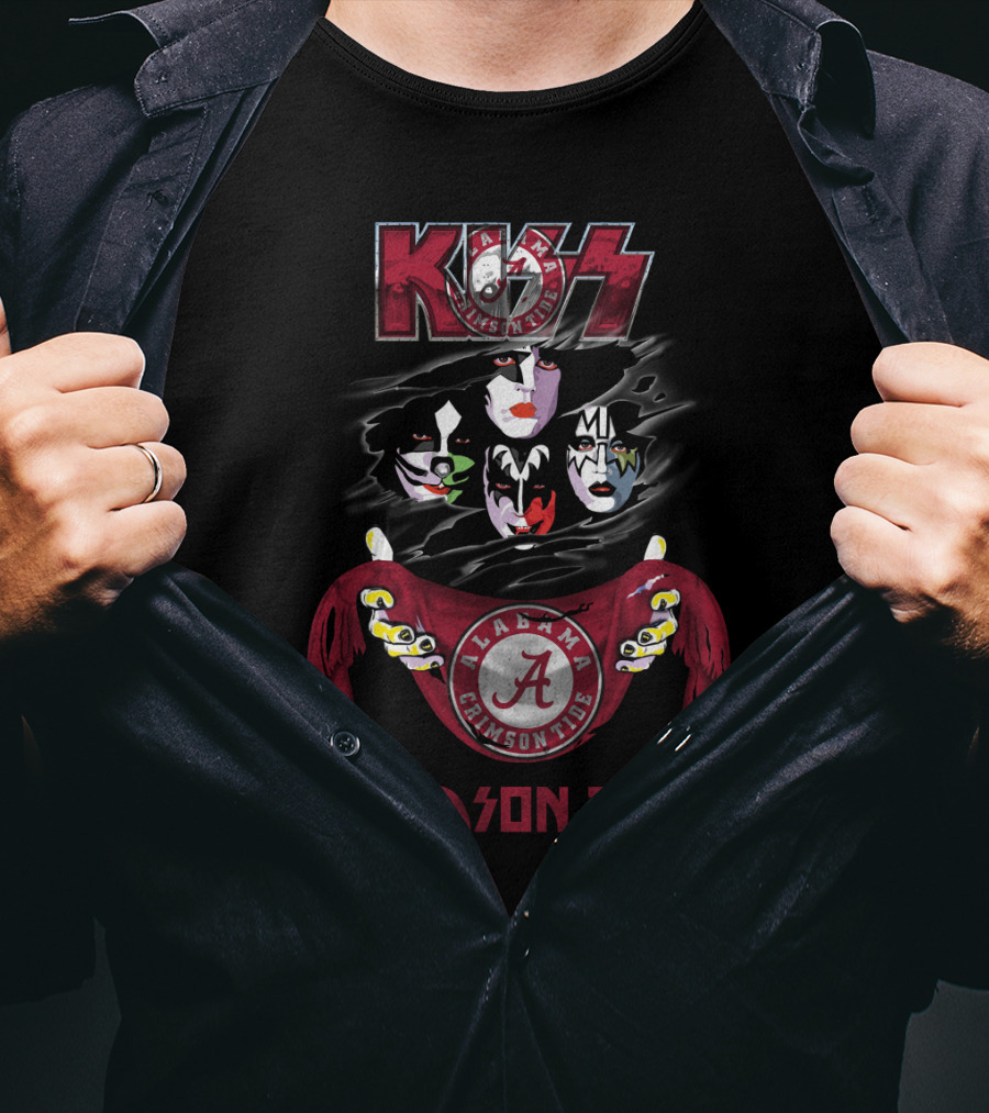 KISS Alabama Crimson Tide Ncaa T-Shirt