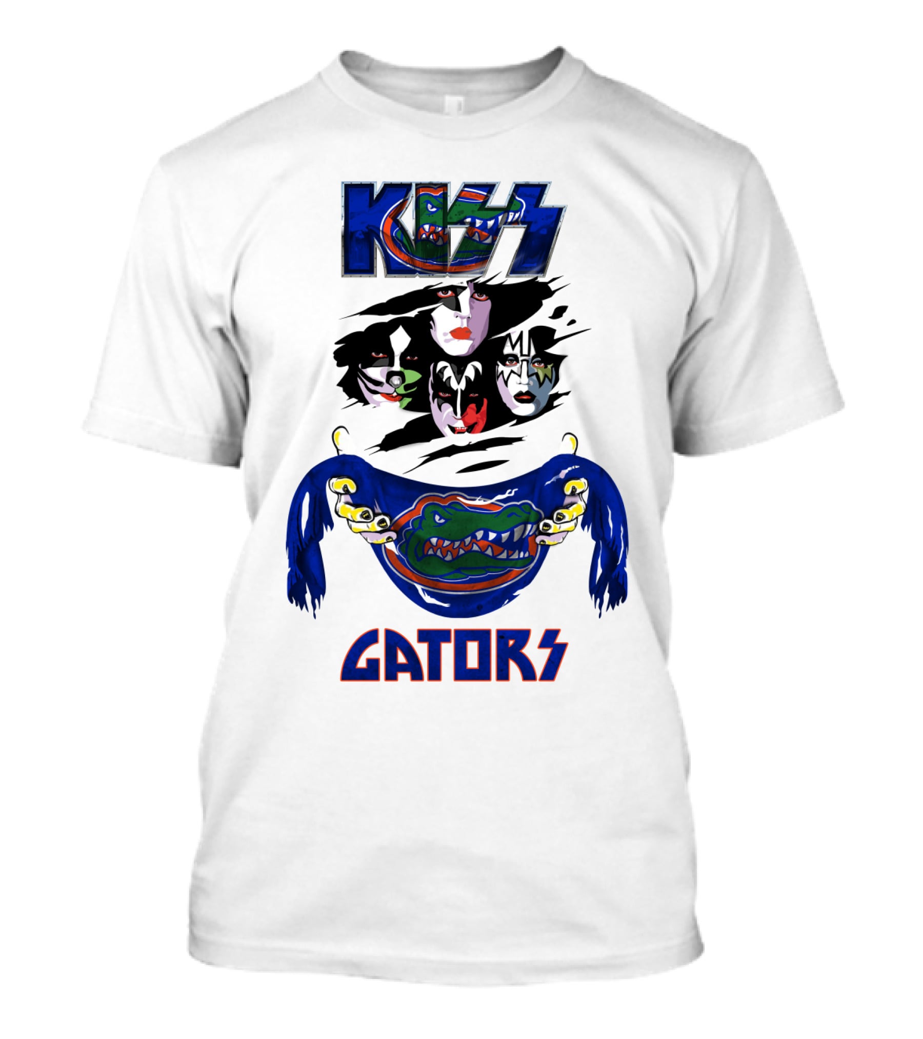 KISS Florida Gators Band Crossover T-Shirt
