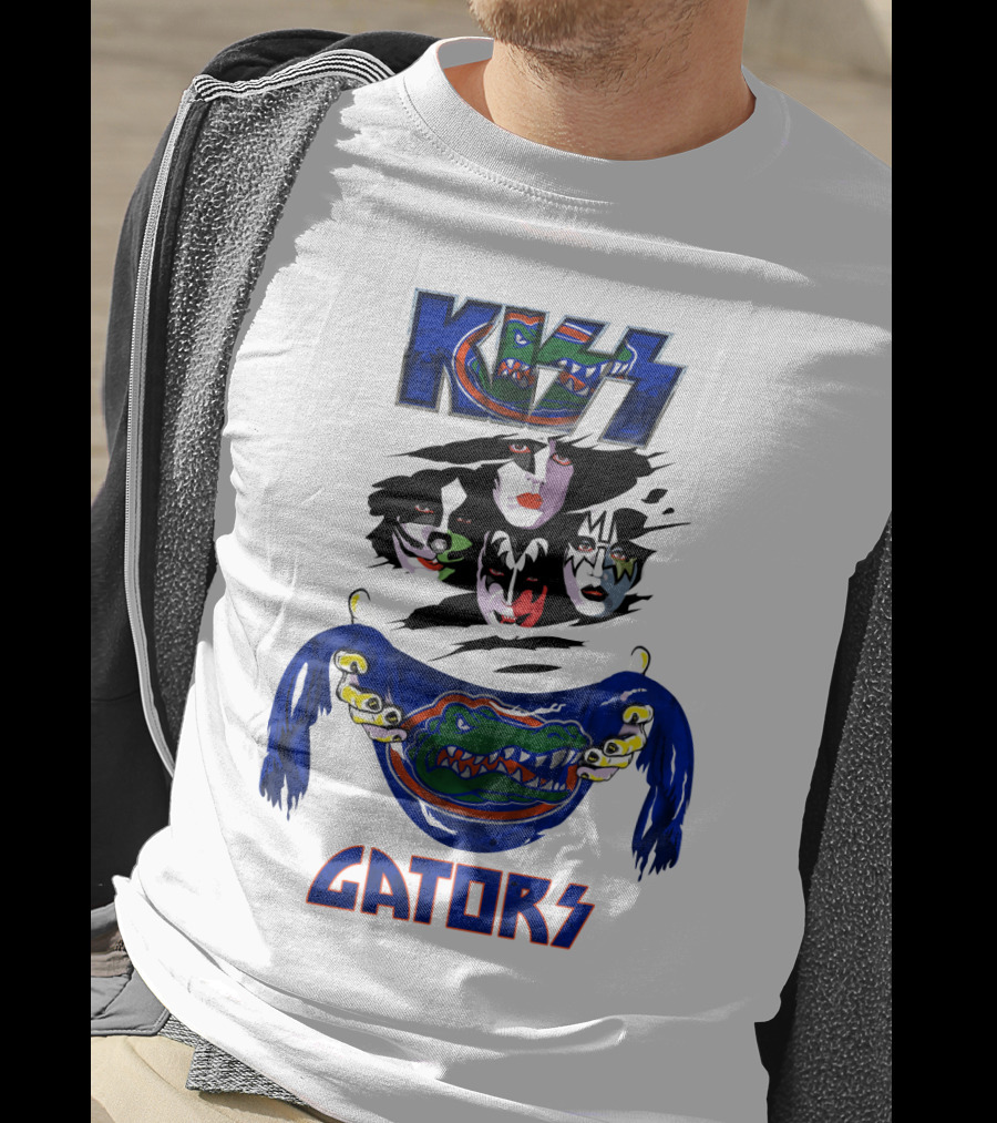 KISS Florida Gators Band Crossover T-Shirt