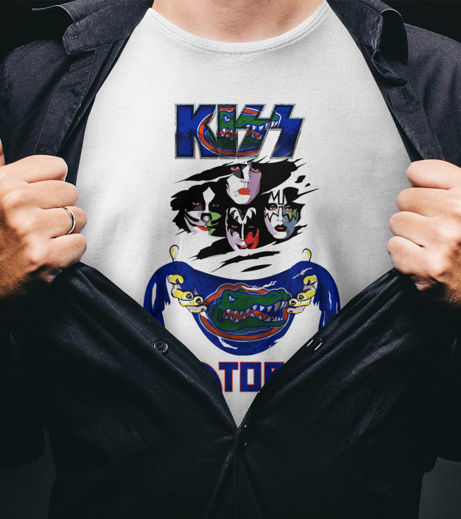 KISS Florida Gators Band Crossover T-Shirt