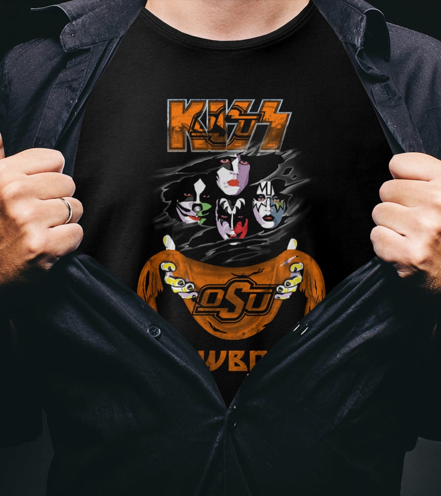 KISS OSU Cowboys Ncaa Oklahoma State T-Shirt