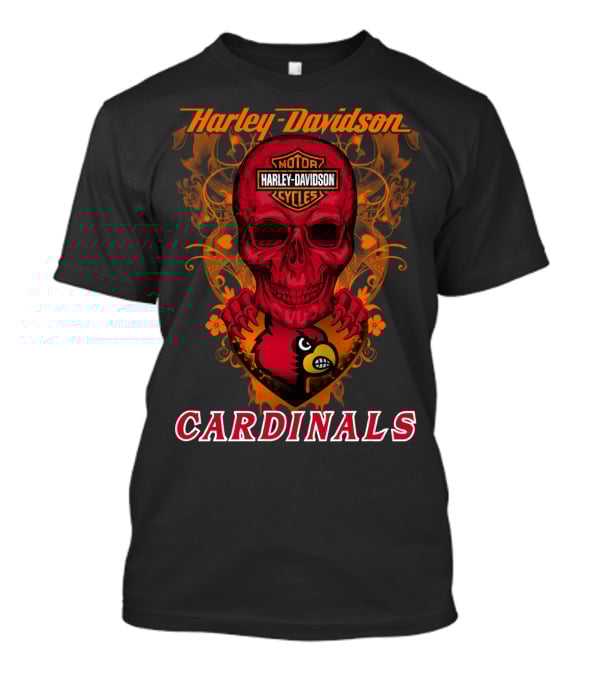 Harley Davidson Motor Cycles Louisville Cardinals T-Shirt