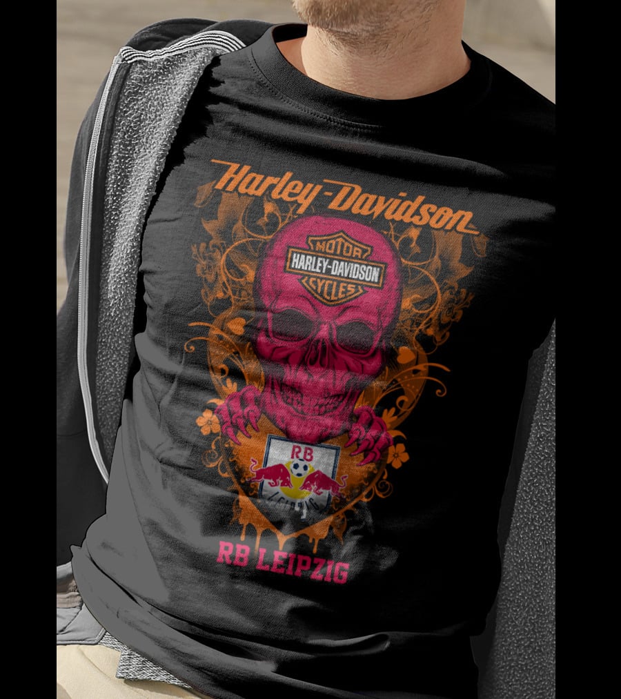 Harley Davidson Rb Leipzig Skull T-Shirt