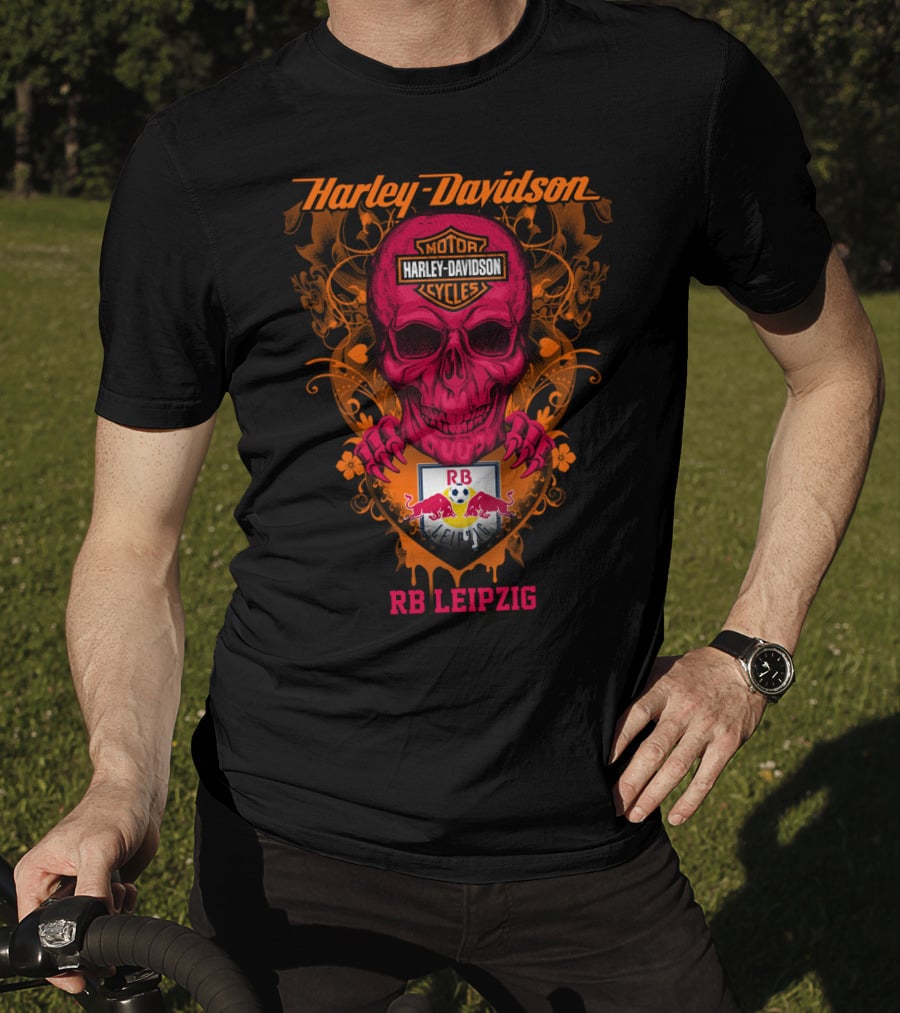 Harley Davidson Rb Leipzig Skull T-Shirt